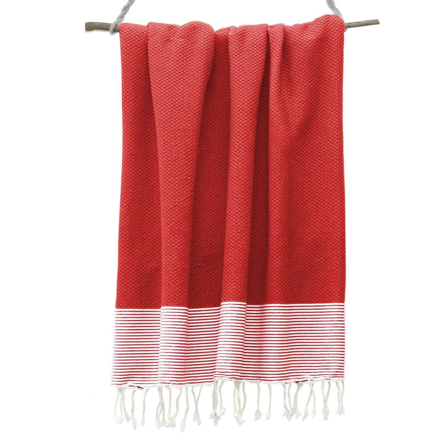 Fouta nid d'abeille coton 100x200 IBIZA
