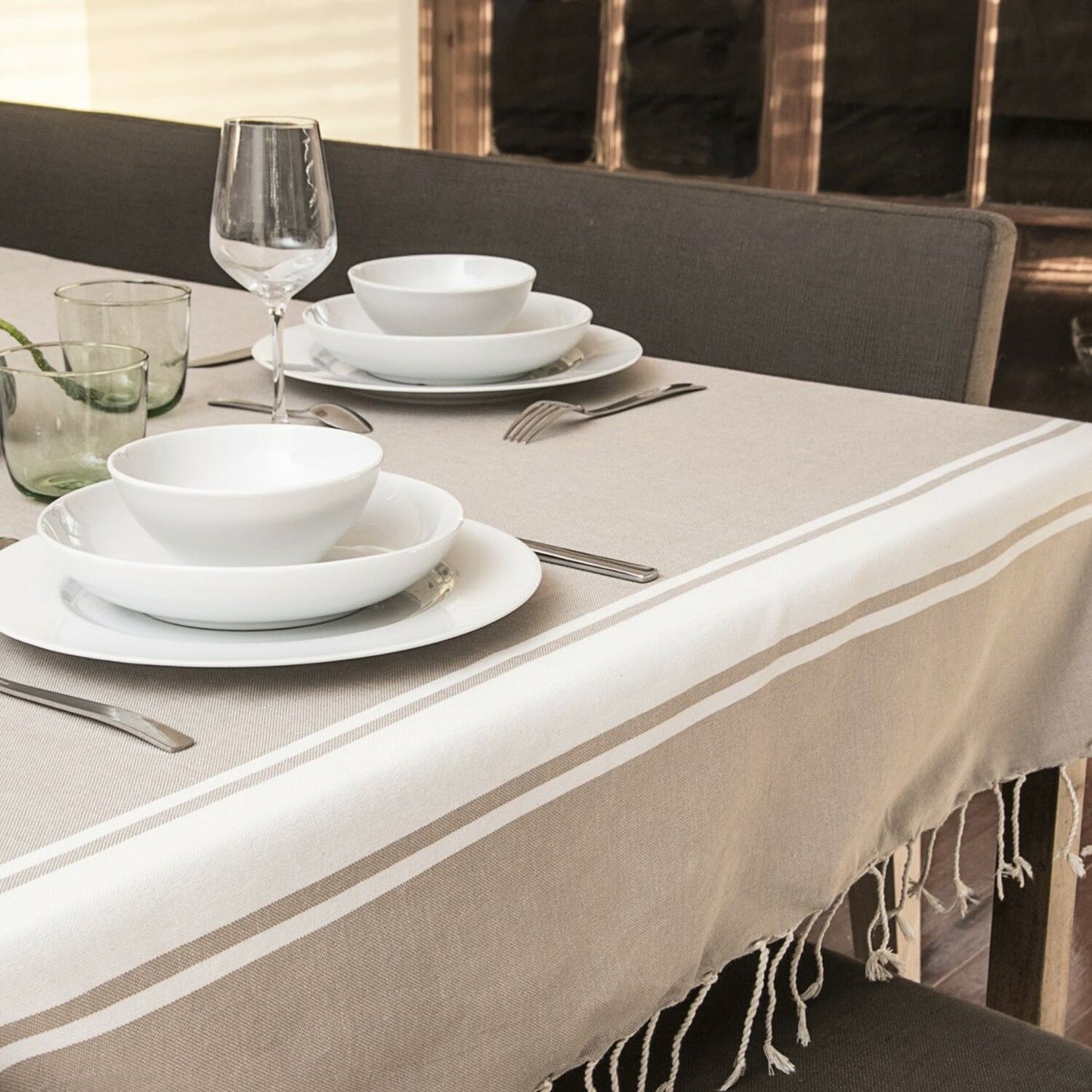 Tovaglia in cotone 170x170 ST TROPEZ