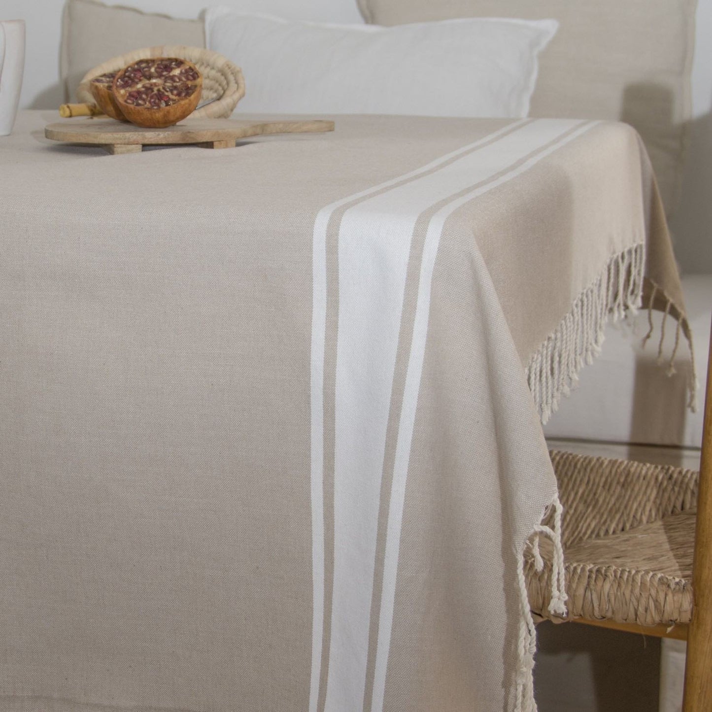 Tovaglia in cotone 170x170 ST TROPEZ