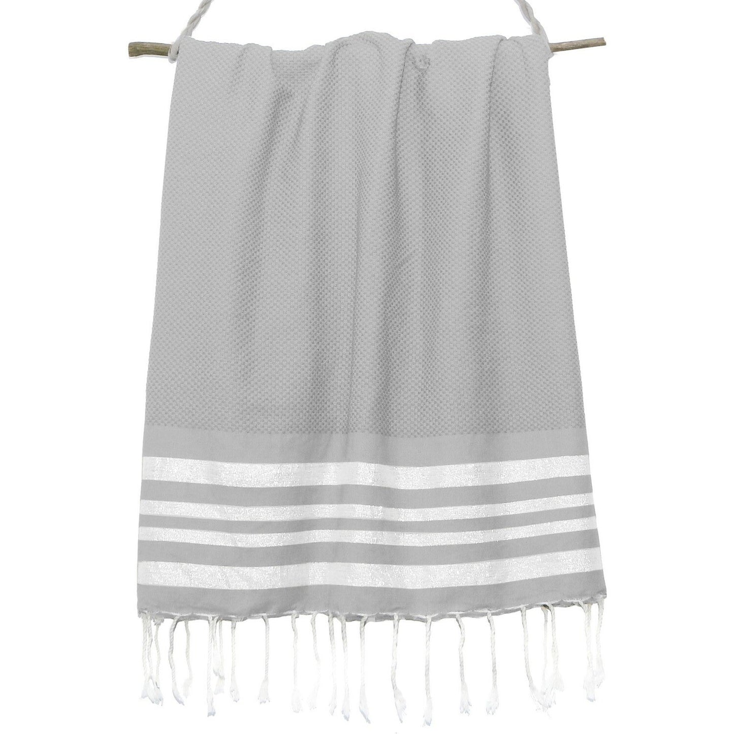 Fouta nid d'abeille coton 100x200 HAMPTONS