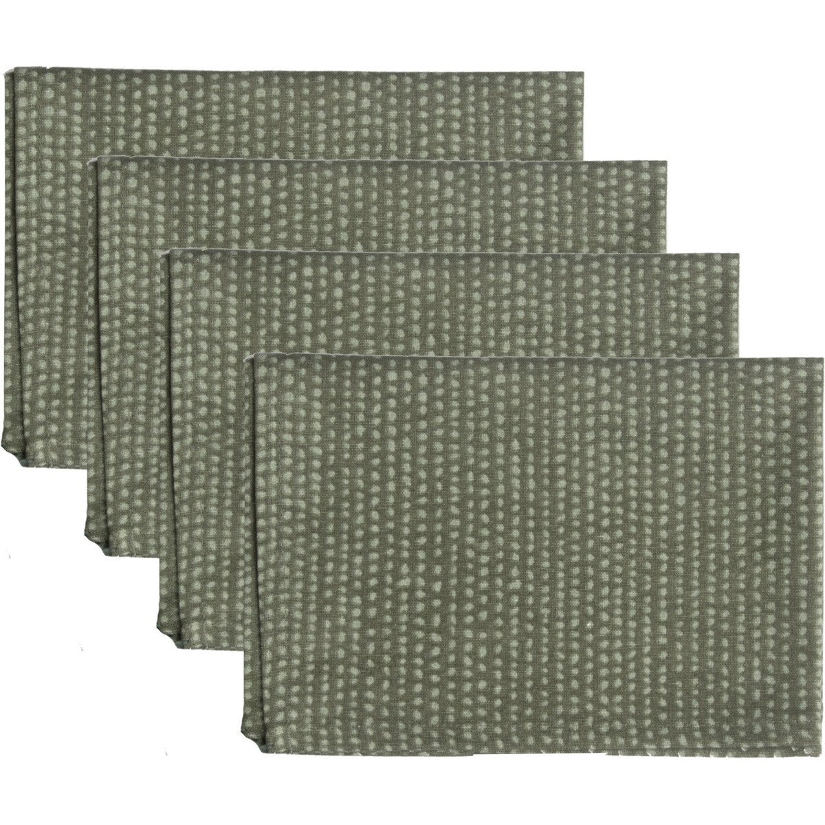 Serviettes de table coton (x4) DOTS 45x45