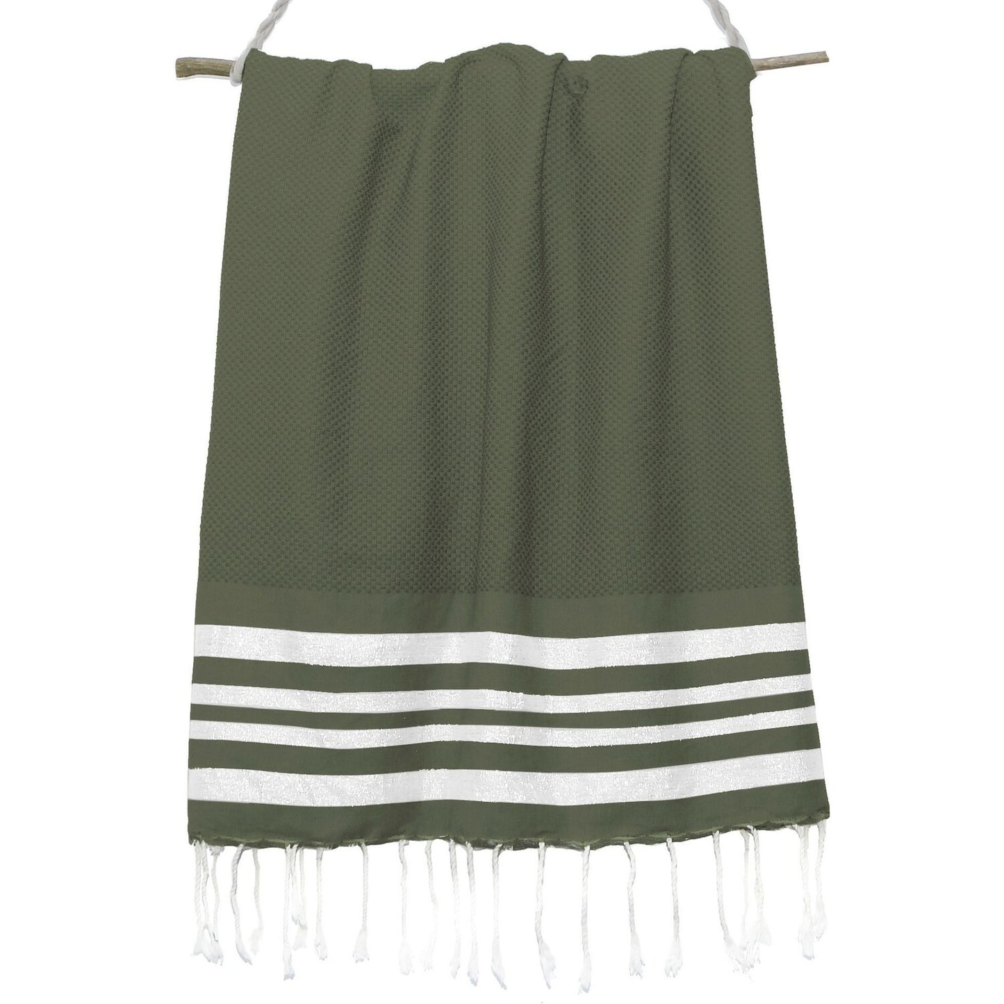 Fouta nid d'abeille coton 100x200 HAMPTONS