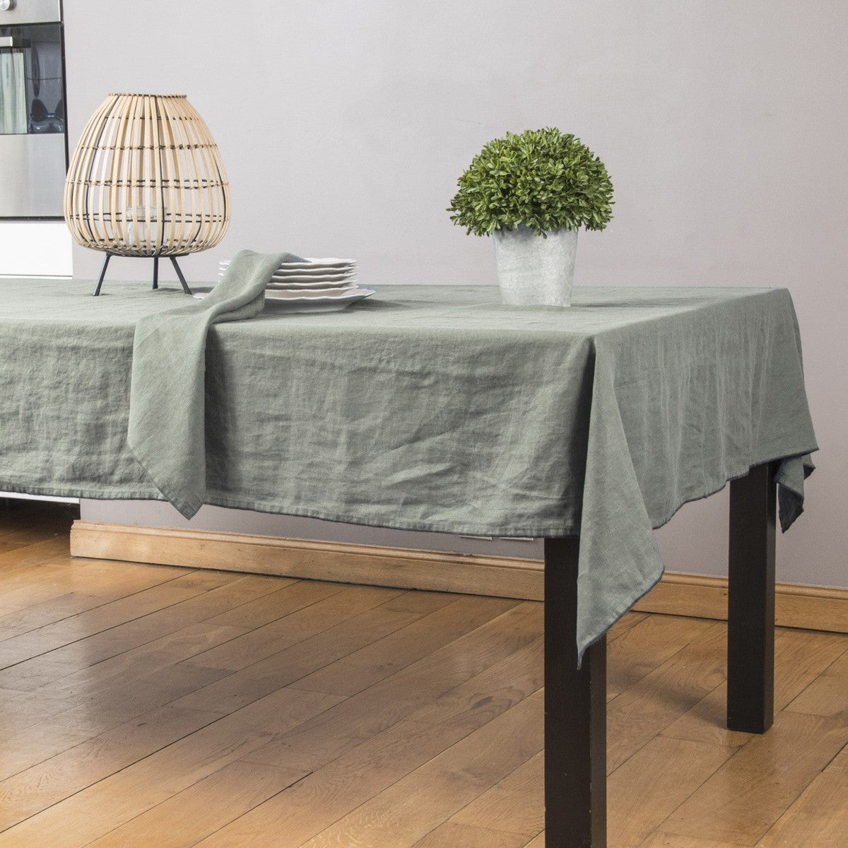 Nappe lin lavé HORTENSE 150x300 - febronie.com
