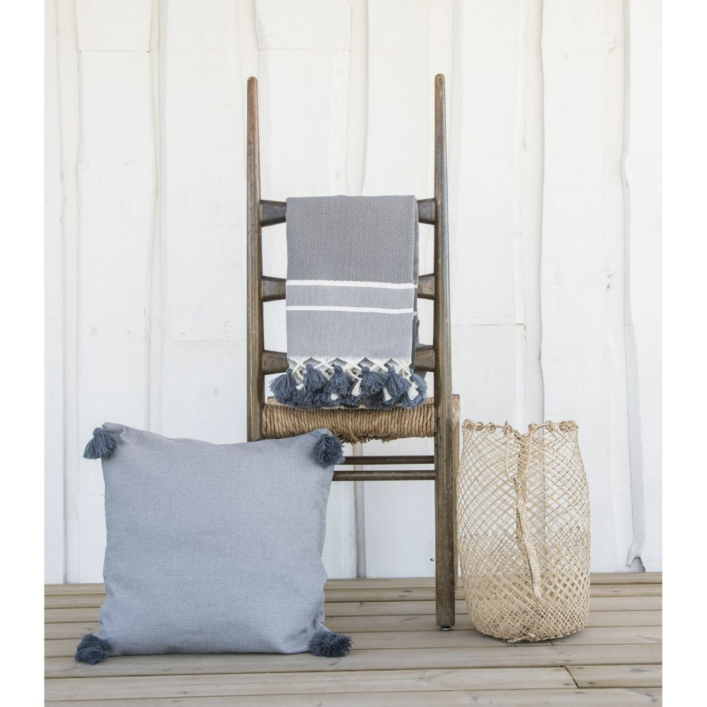 Housse de coussin coton 50x50 STOCKHOLM