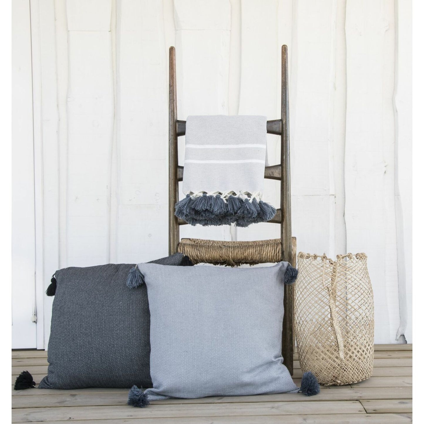 Housse de coussin coton 50x50 STOCKHOLM