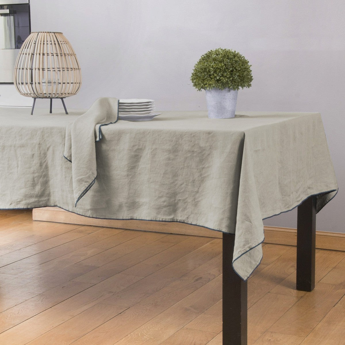 Nappe lin lavé HORTENSE 150x250 - febronie.com