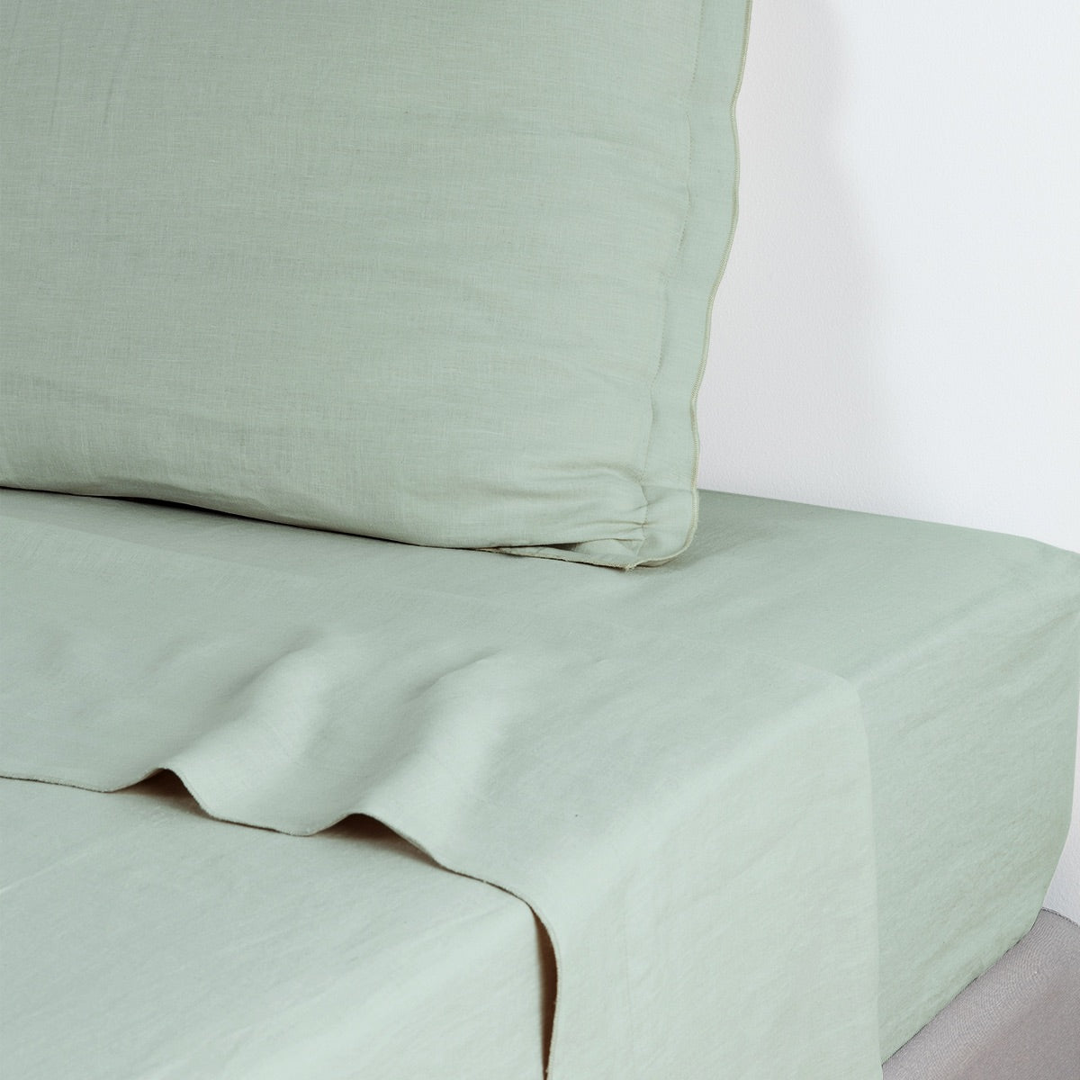 Drap plat lin lavé HORTENSE 240x300 - febronie.com