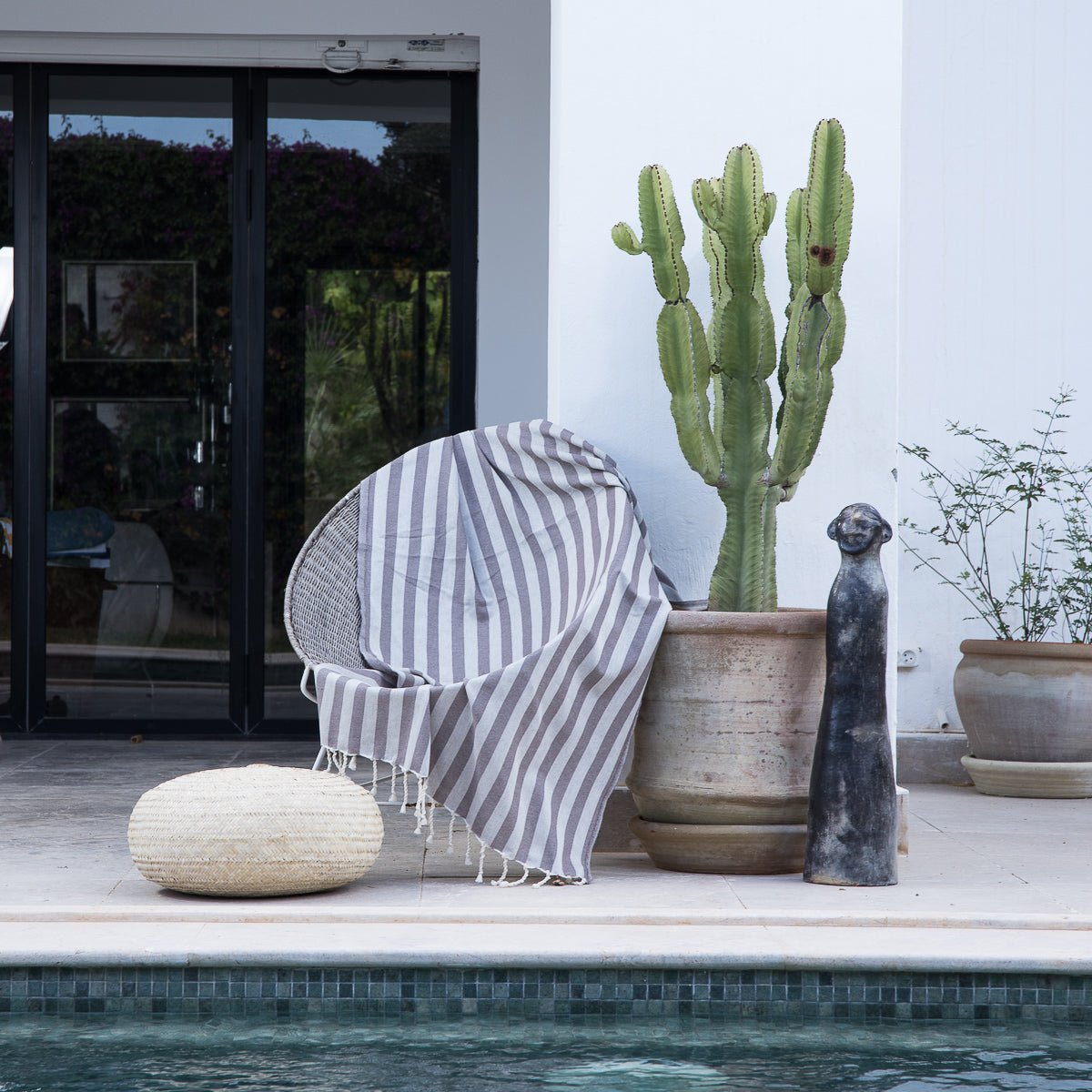 Fouta jacquard coton 100x200 CAPRI