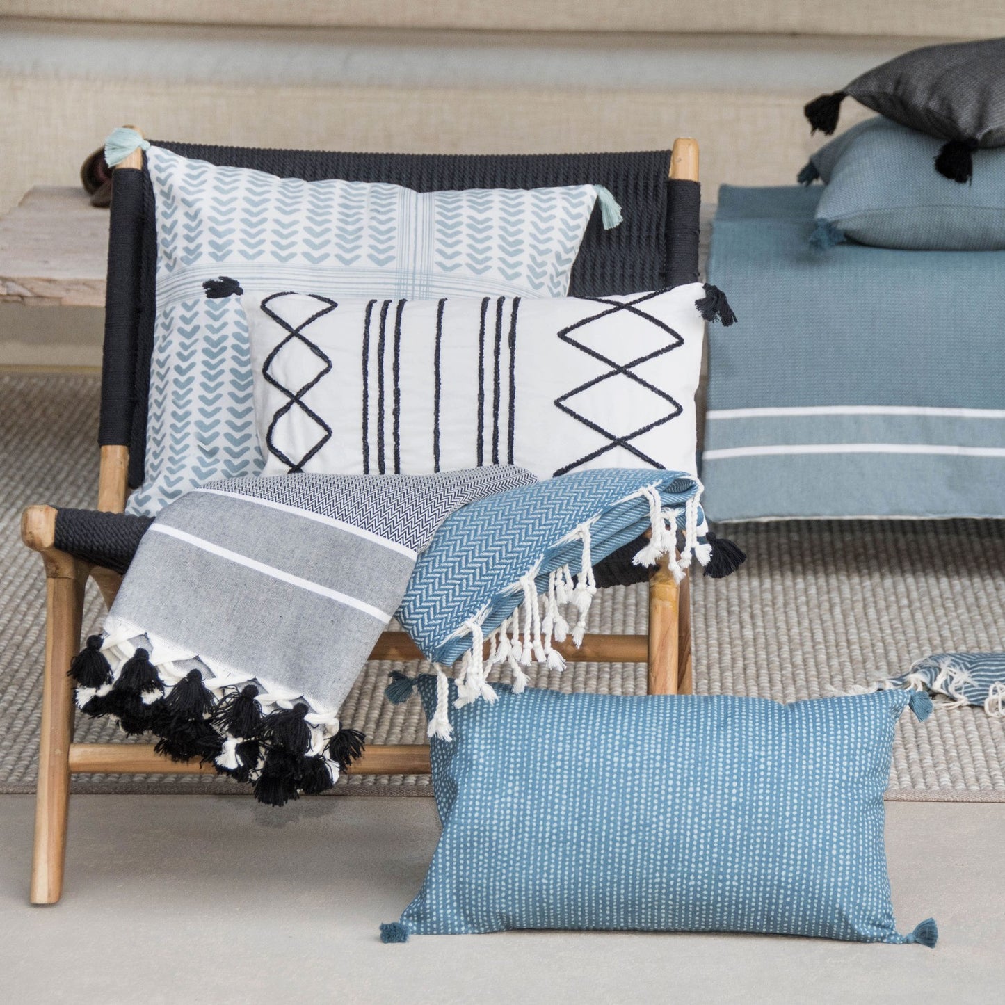 Cotton cushion cover 50x30 ISTANBUL