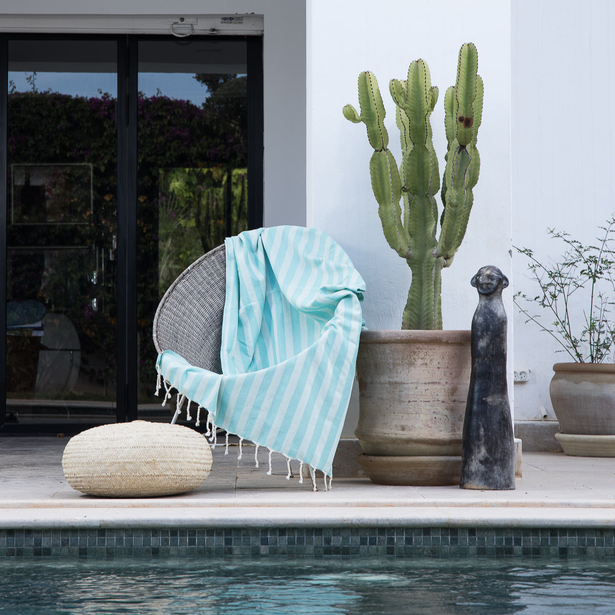 Fouta jacquard coton 100x200 CAPRI