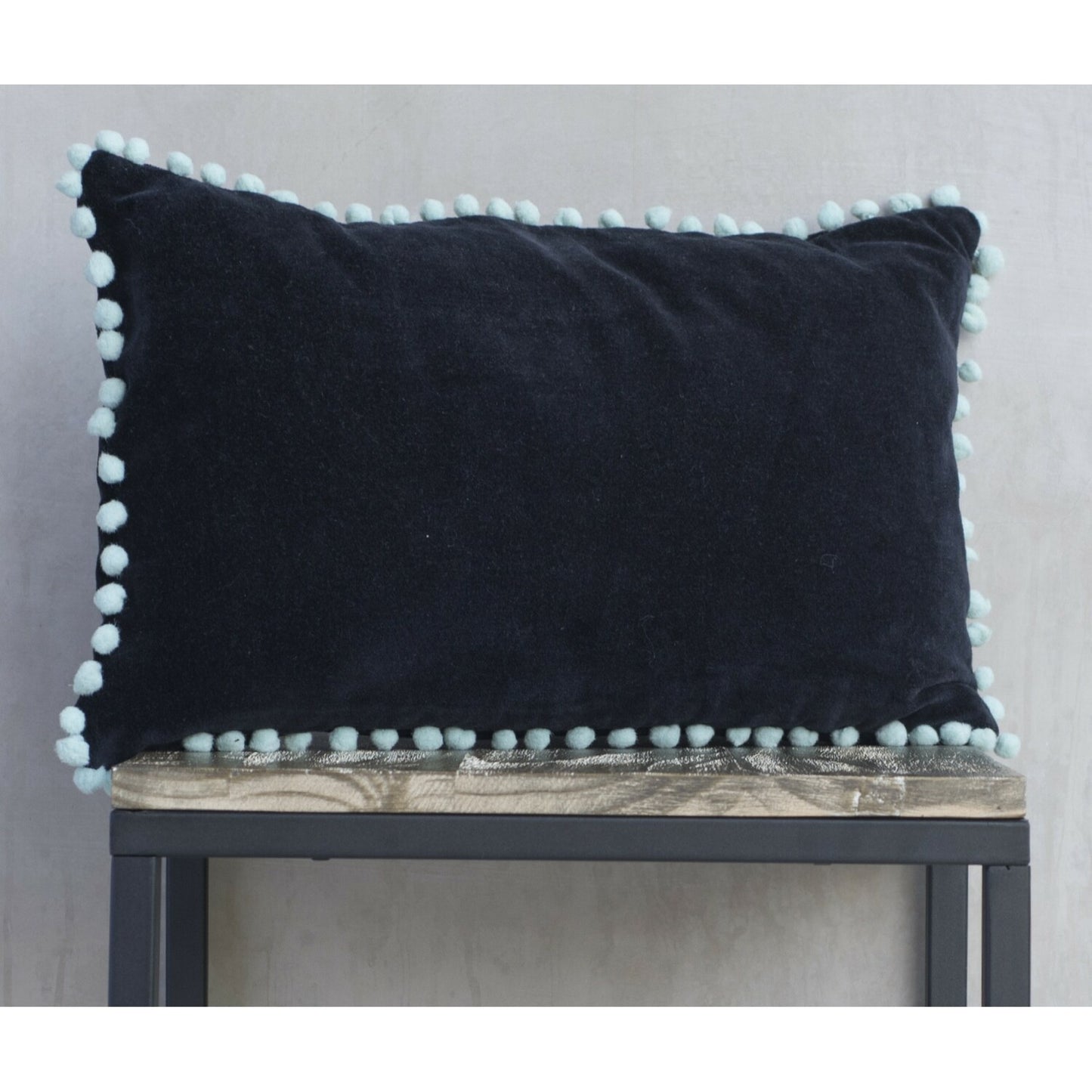 AVORIAZ cotton velvet cushion cover 50x30