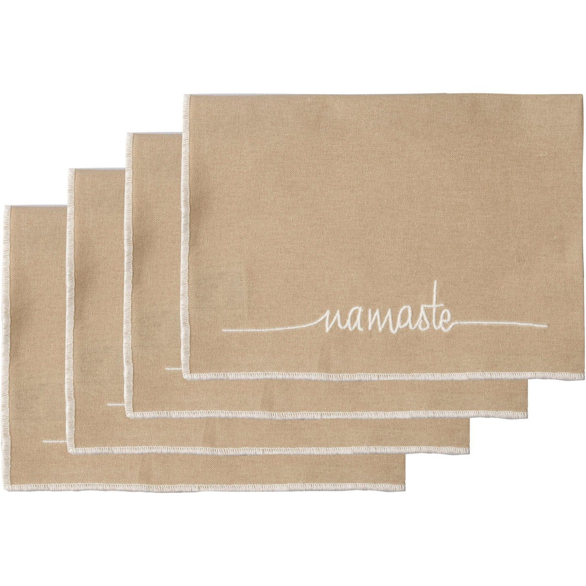 Set de table (x4) coton 35x50 NAMASTE