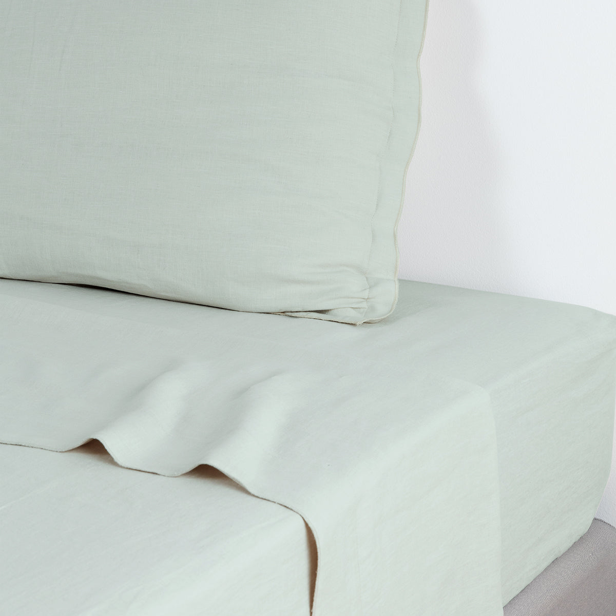 Drap plat lin lavé HORTENSE 240x300 - febronie.com