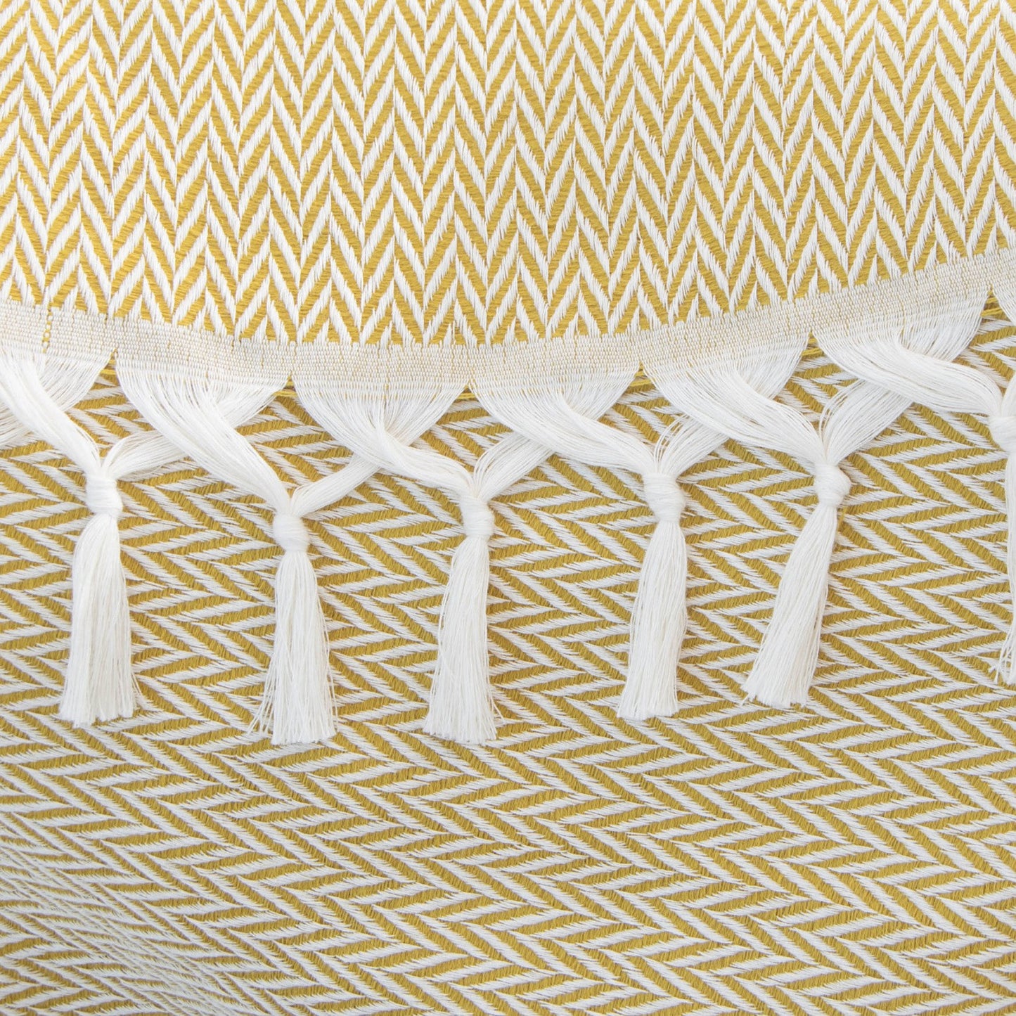 Plaid laine jaune moutarde ASPEN