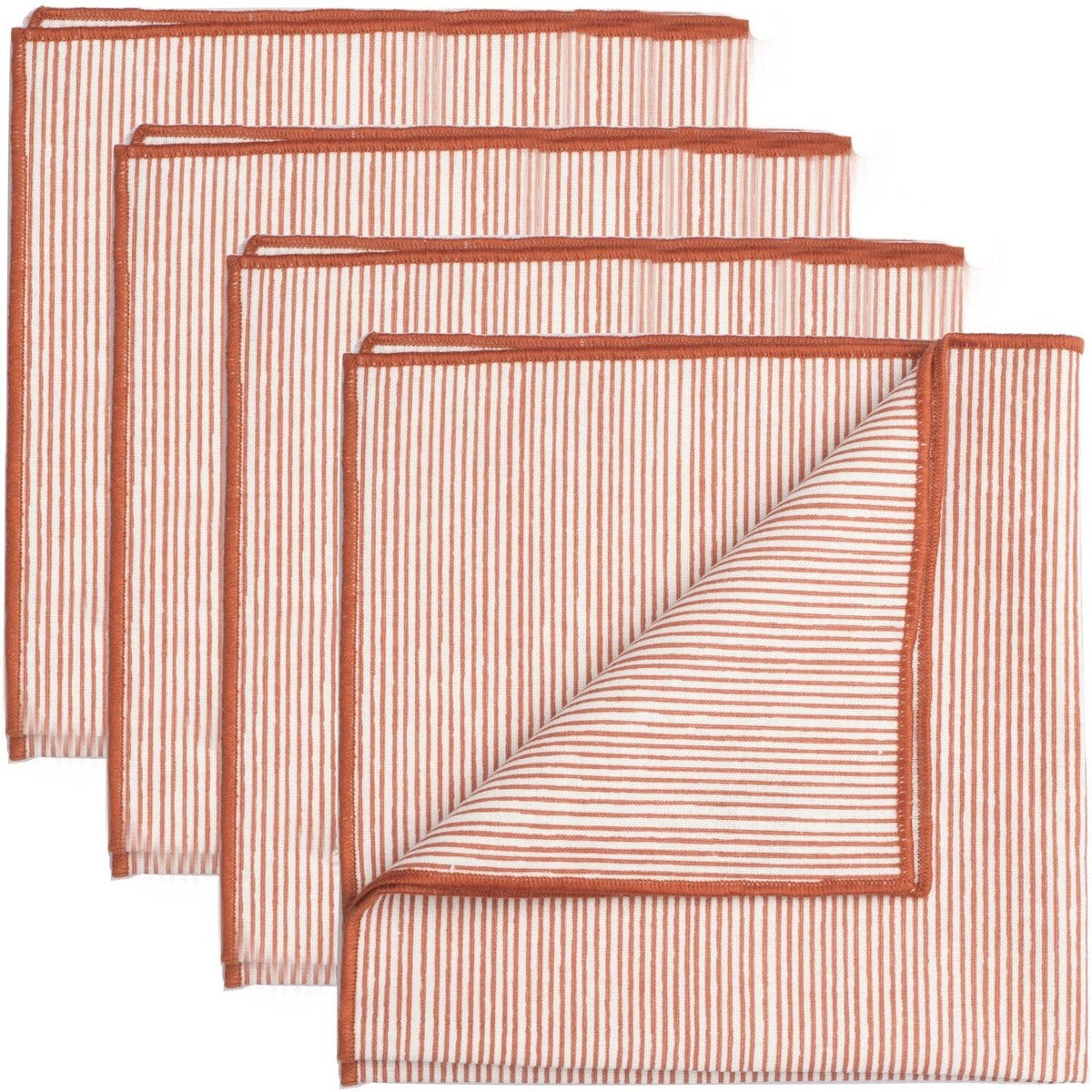 Serviette de table coton (x4) PINSTRIPE 45x45