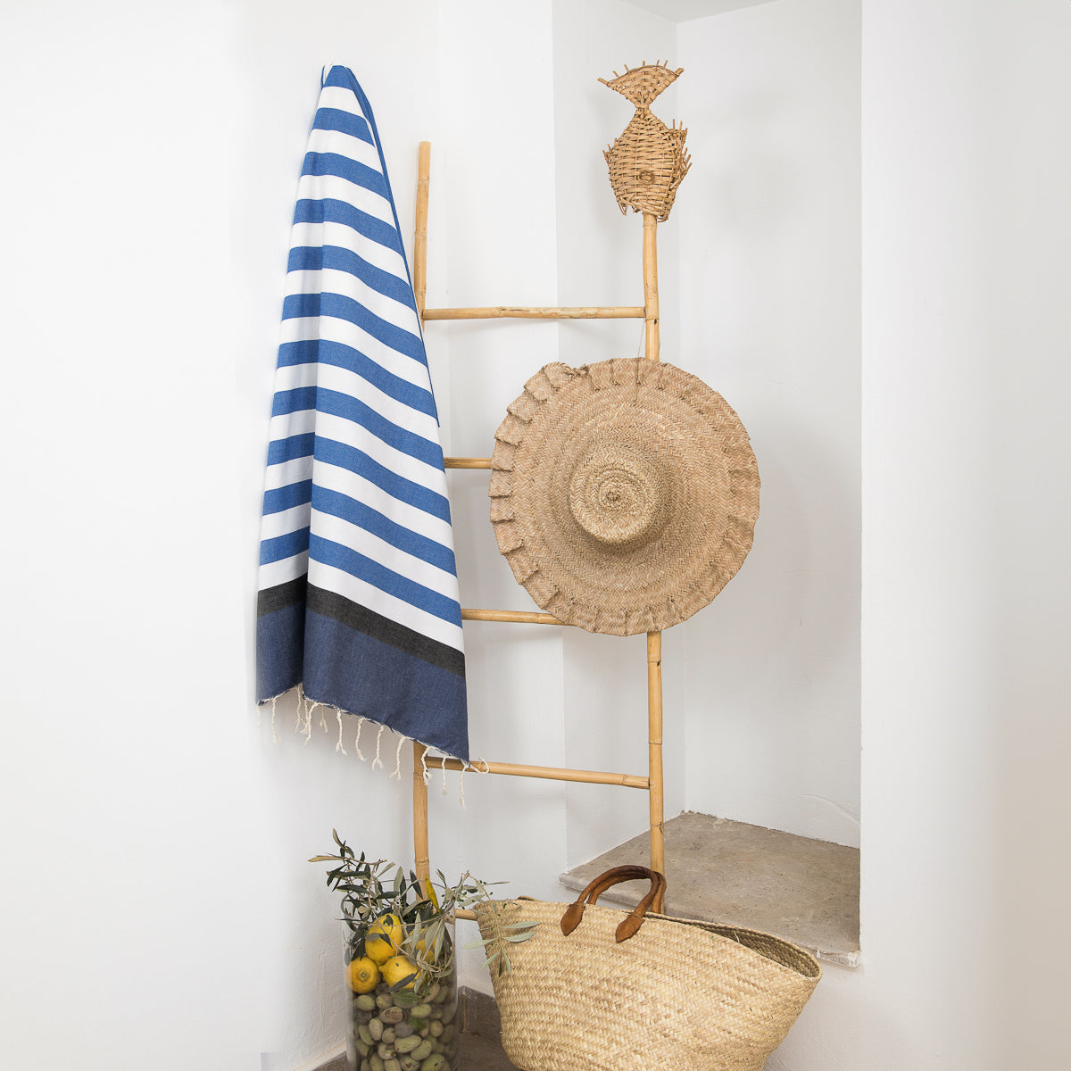 Fouta tricolore coton 100x200 ARCACHON