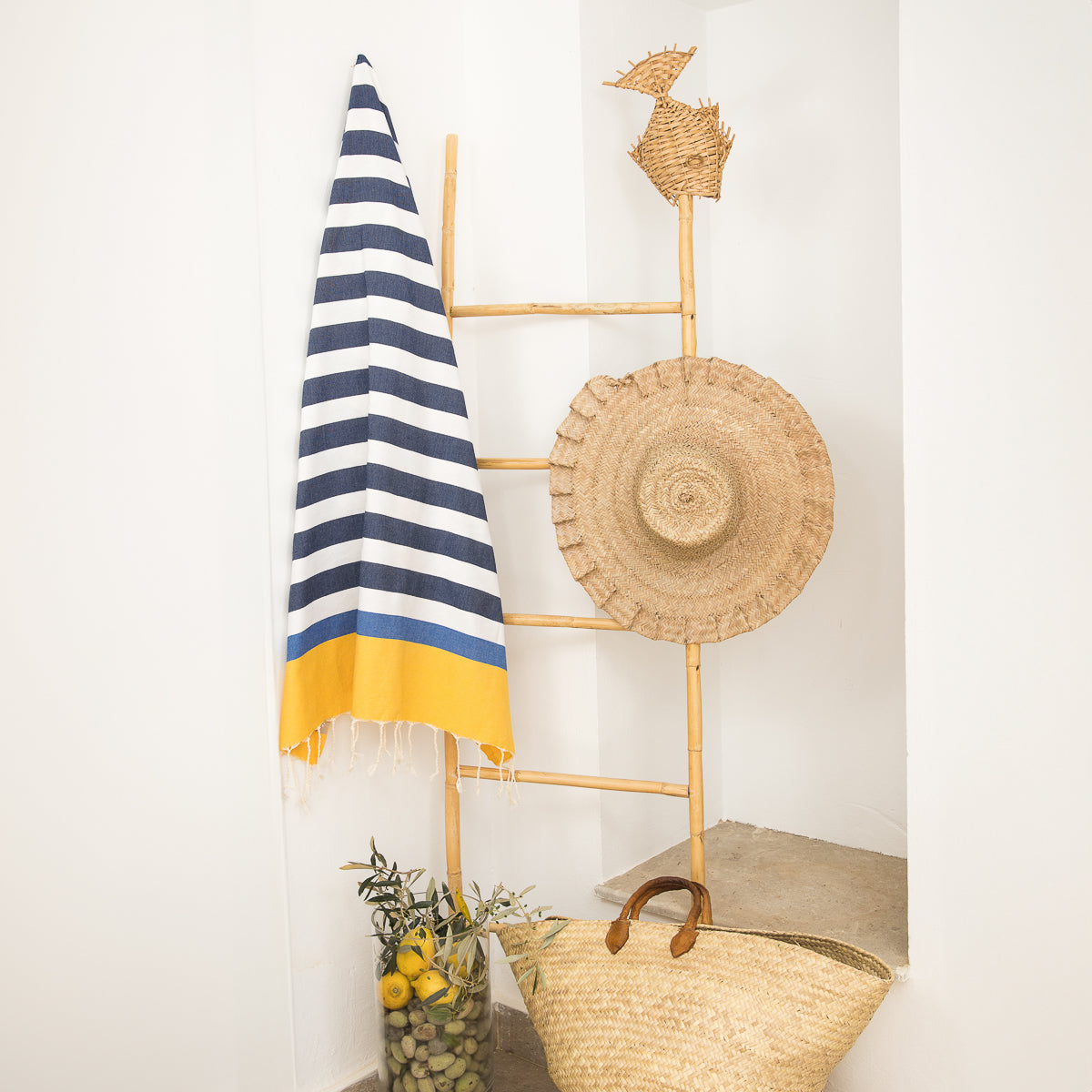 Fouta tricolore coton 100x200 ARCACHON