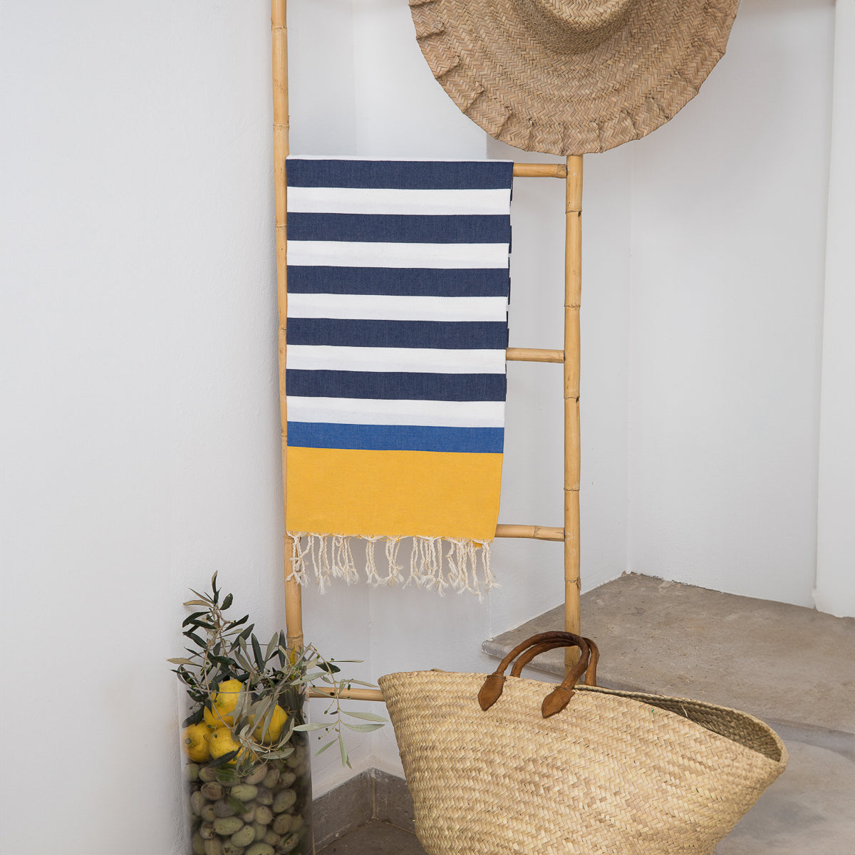 Fouta tricolore coton 100x200 ARCACHON
