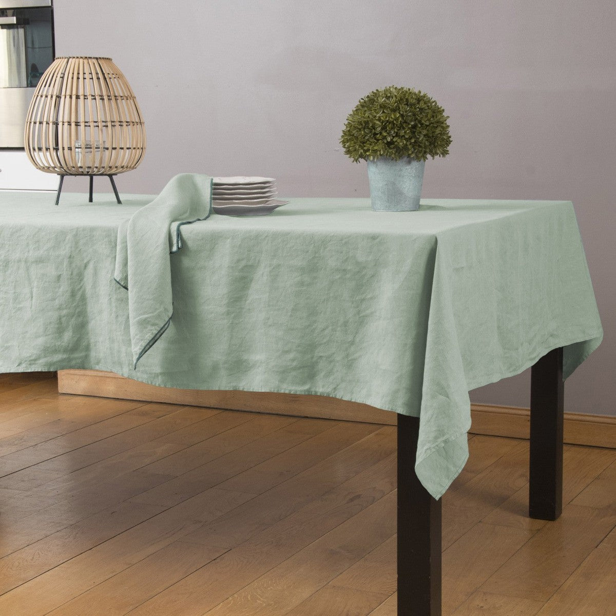 Nappe lin lavé HORTENSE 150x300 - febronie.com