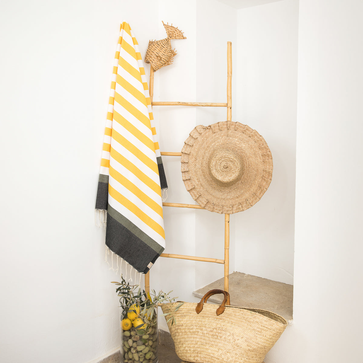 Fouta tricolore coton 100x200 ARCACHON