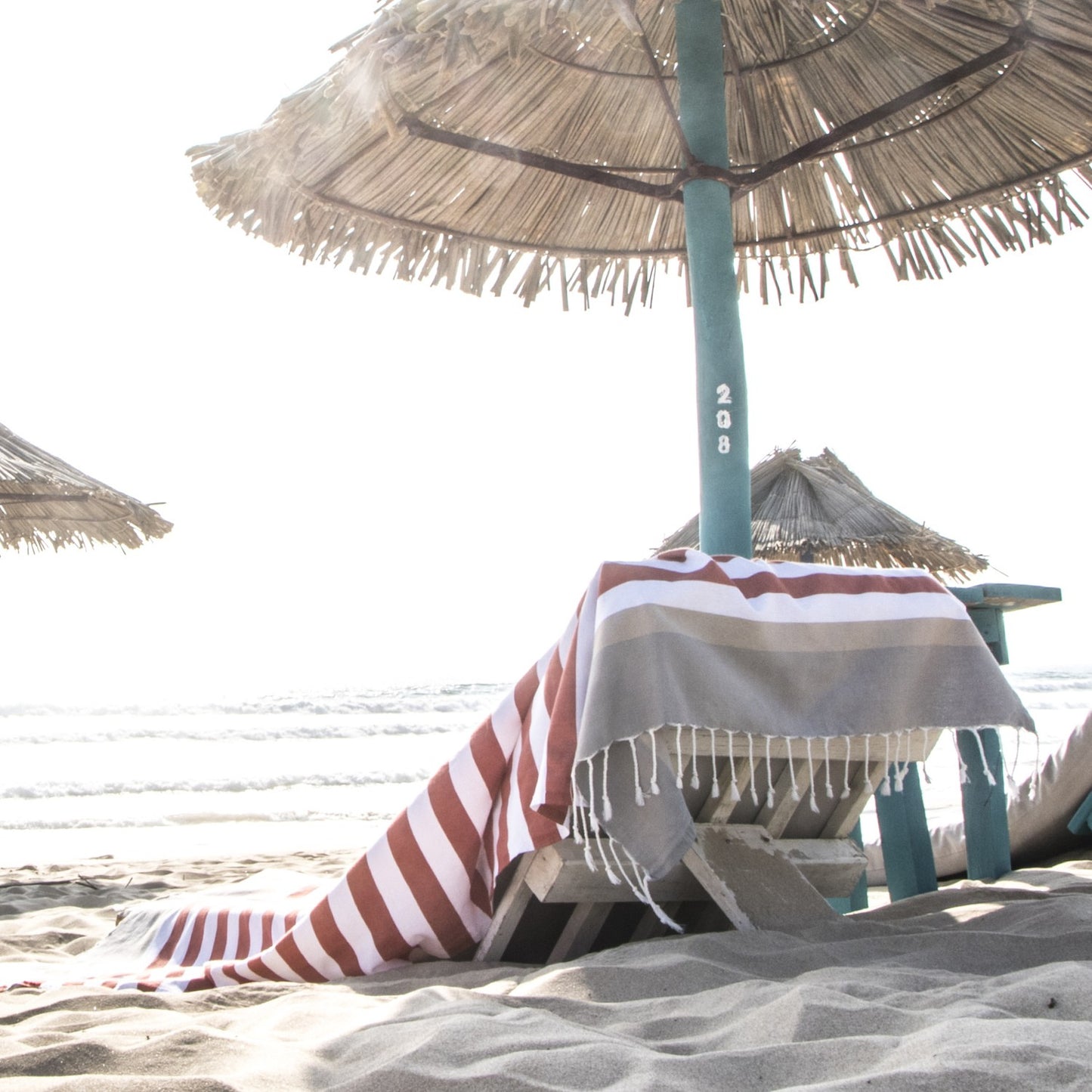 Fouta tricolore coton 100x200 ARCACHON