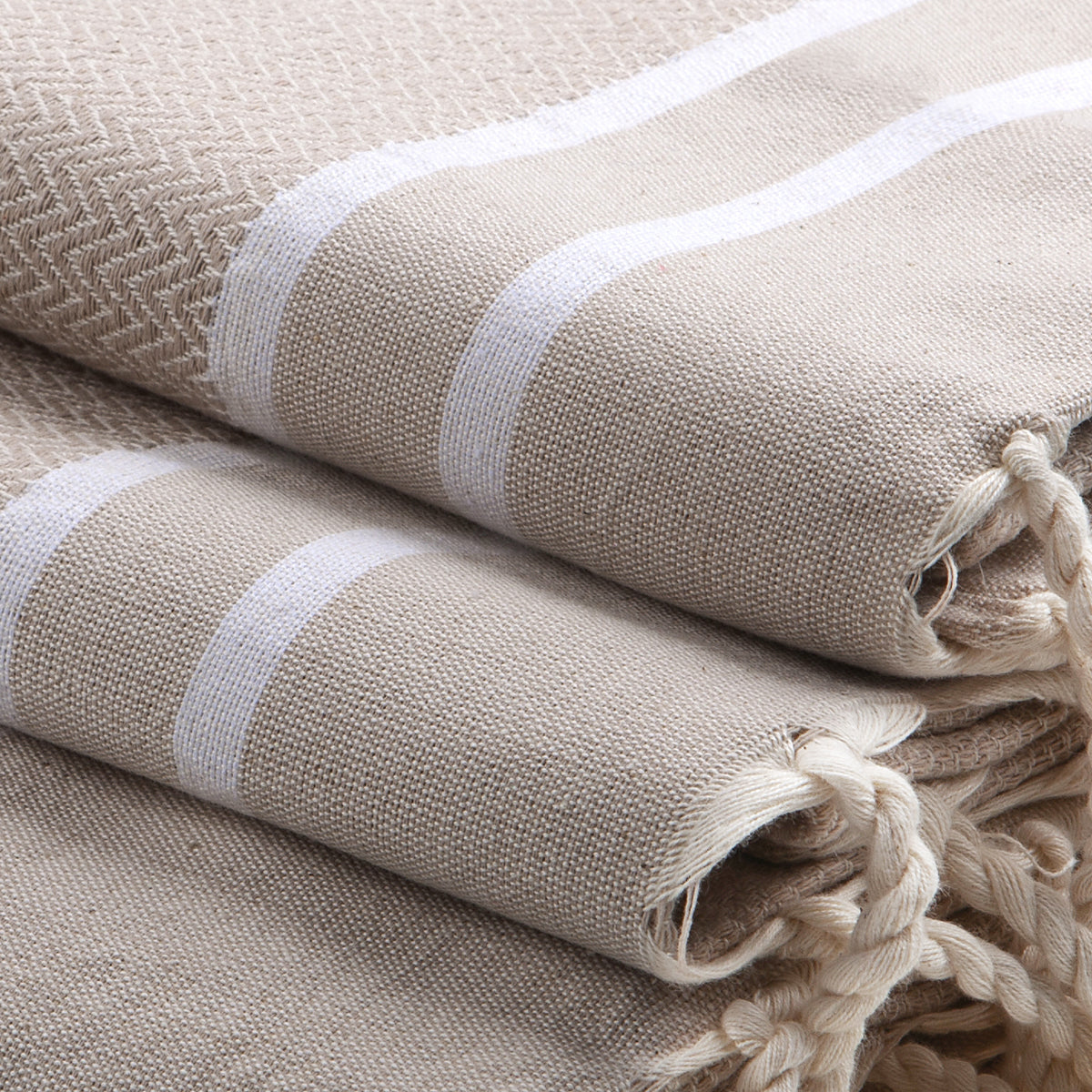 Foutas de bain (1+2) coton 100x200+2(50x80) STOCKHOLM