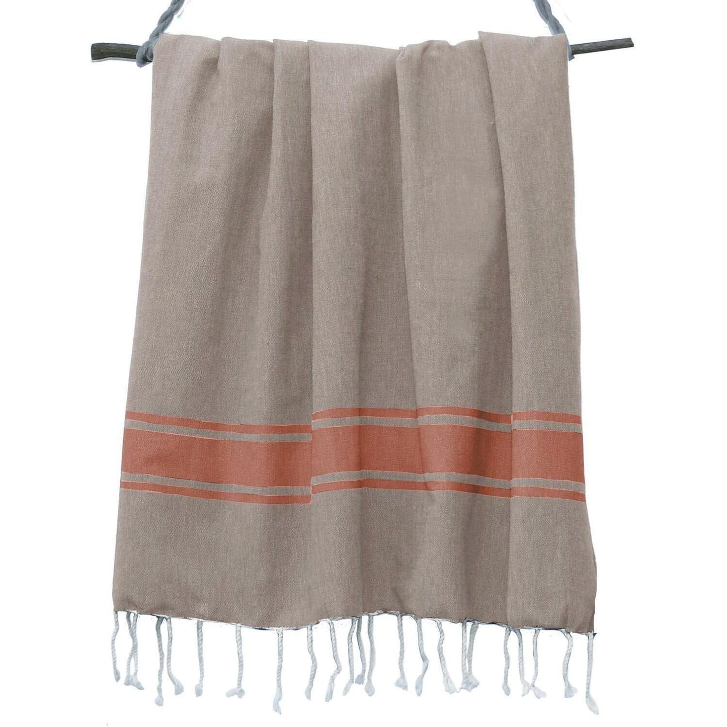 Fouta bicolore coton 100x200 ST TROPEZ