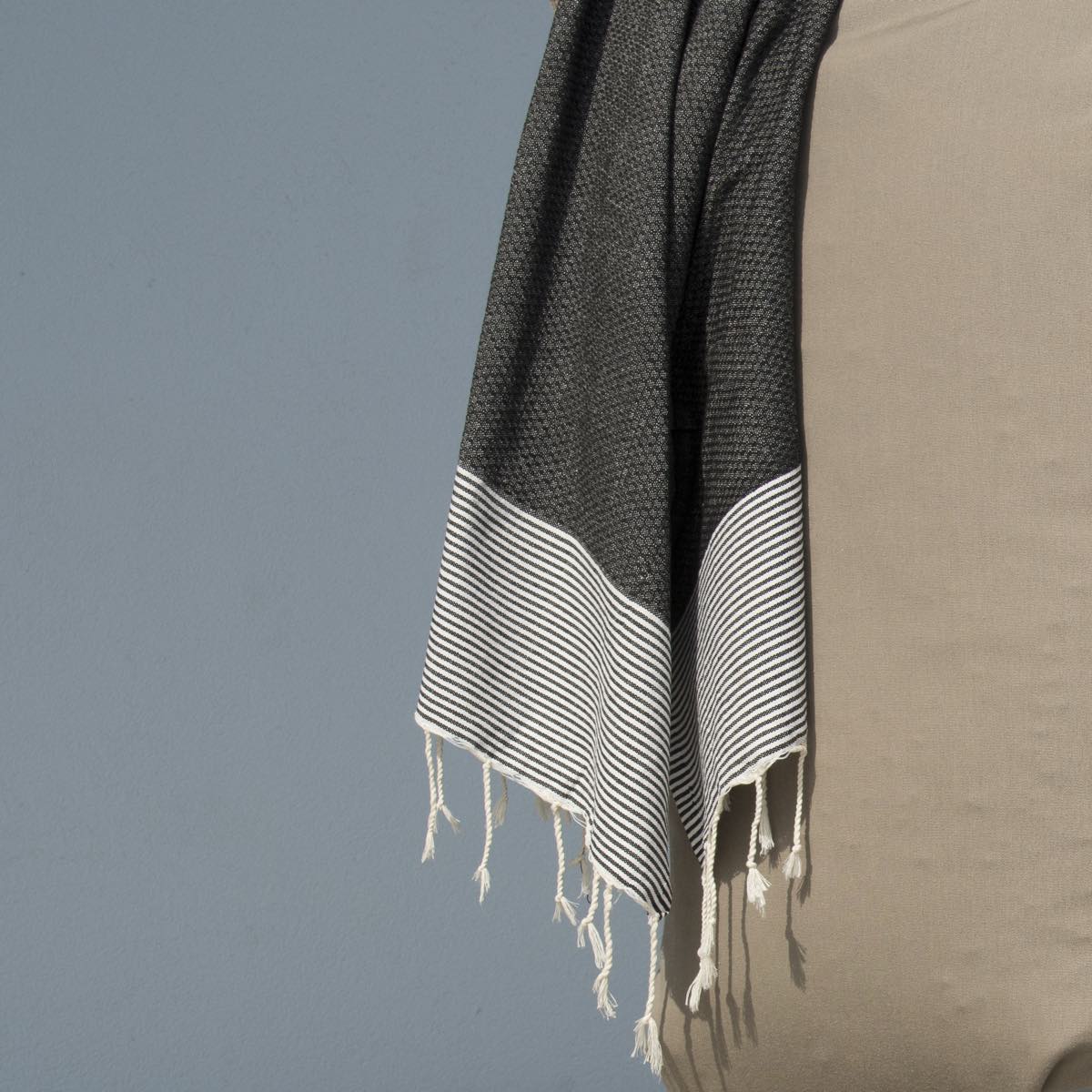 Fouta nid d'abeille coton 100x200 IBIZA