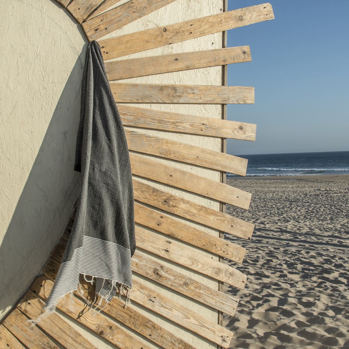 Fouta nid d'abeille coton 100x200 IBIZA