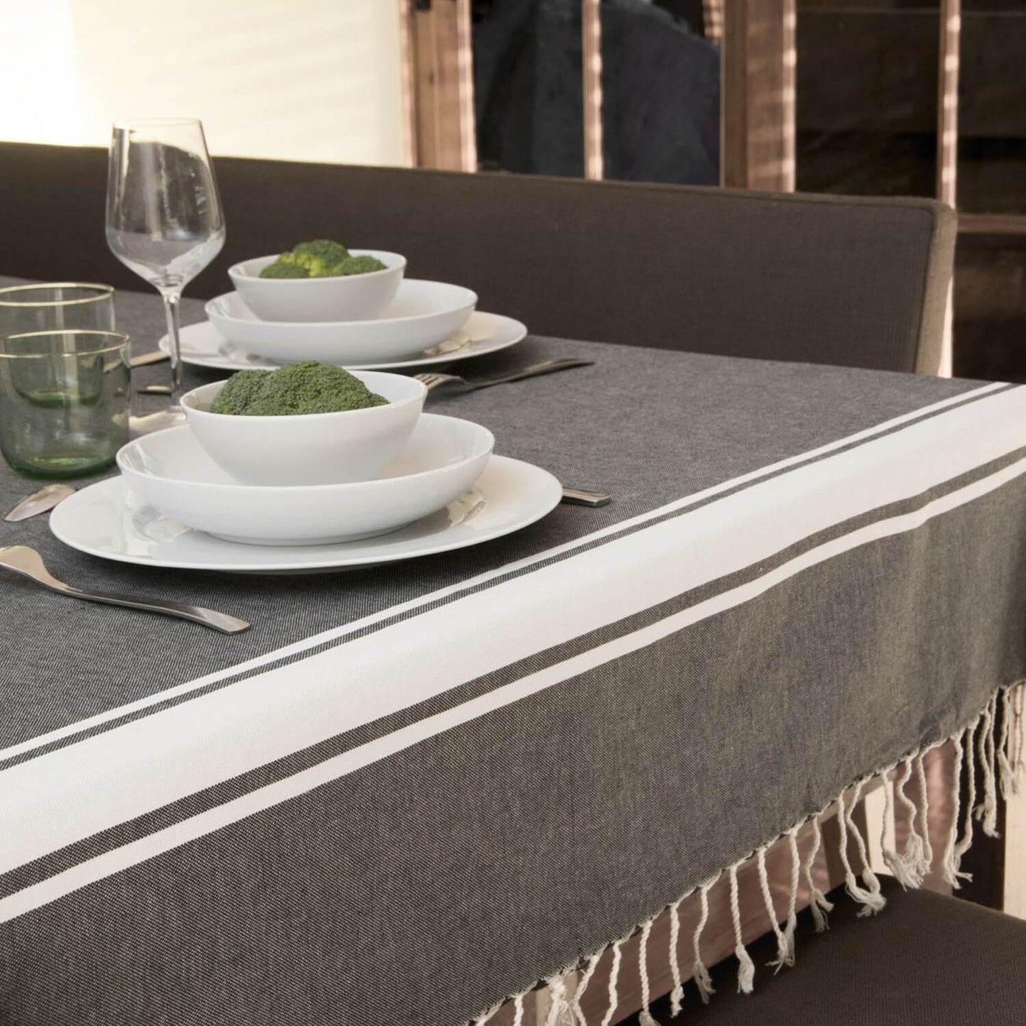 Tovaglia in cotone 170x170 ST TROPEZ