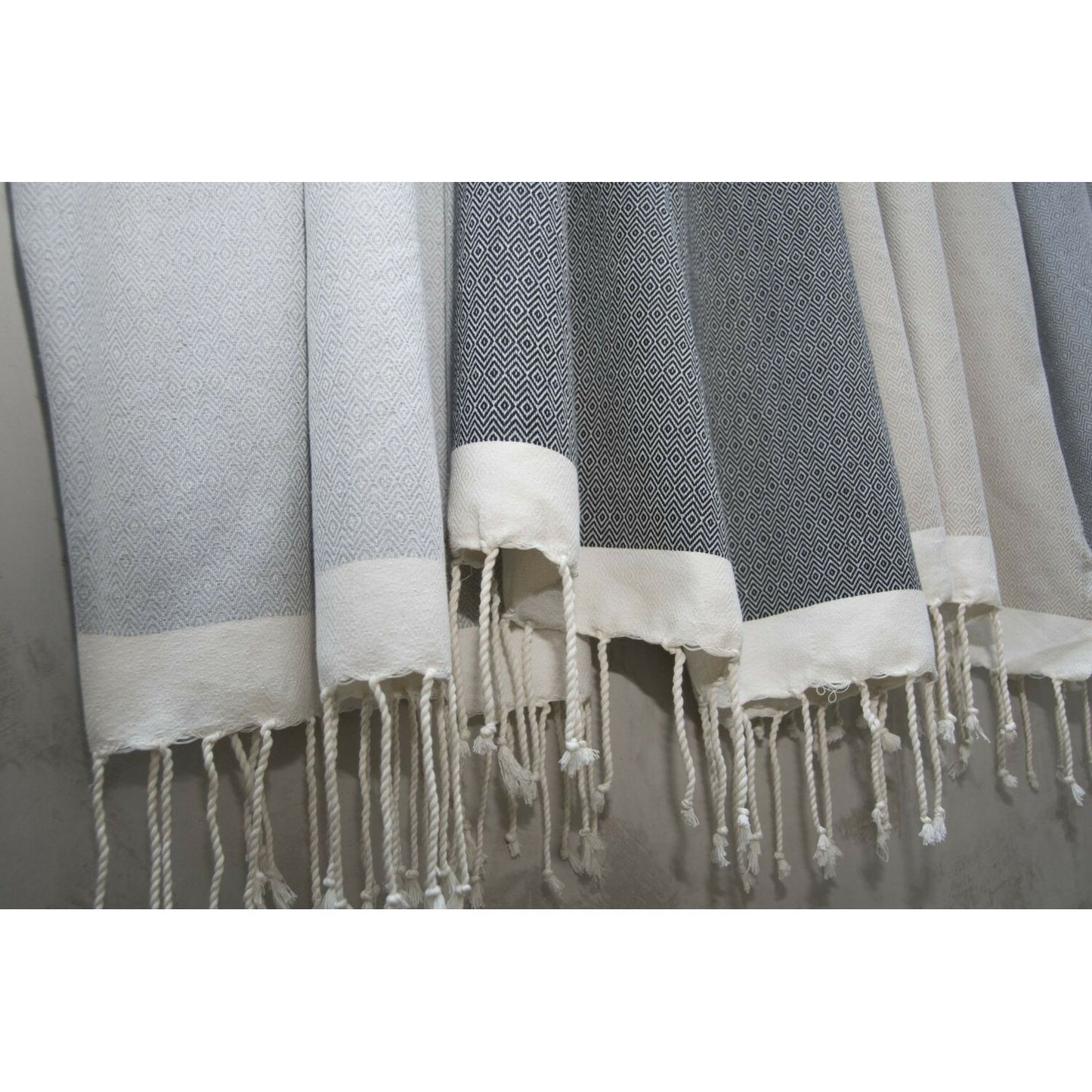 Plaid coton taupe clair / écru COURCHEVEL