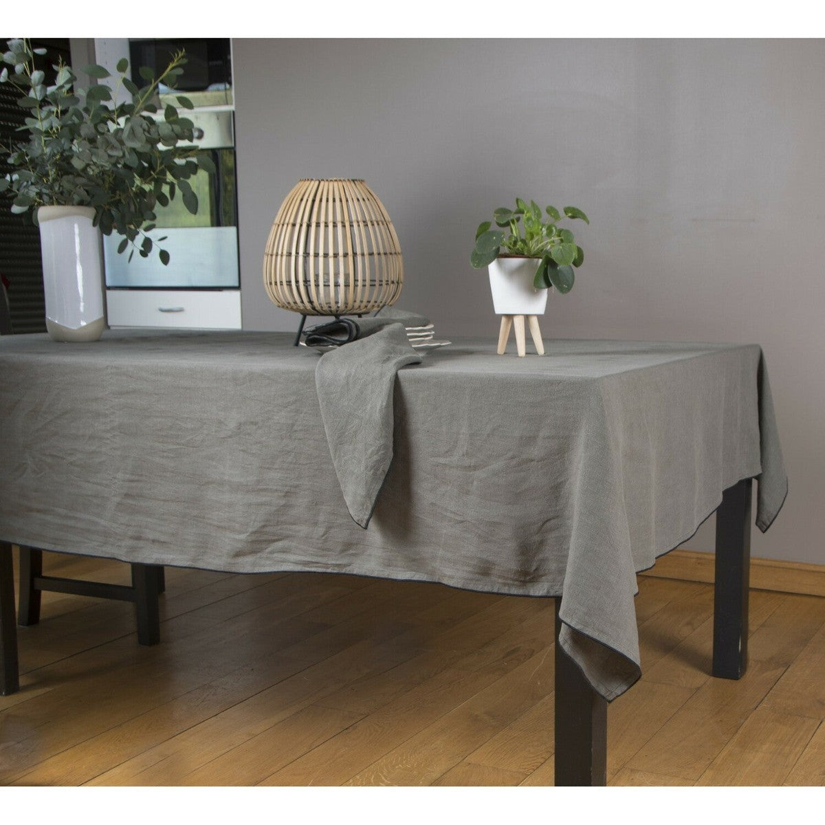 Nappe lin lavé HORTENSE 150x250