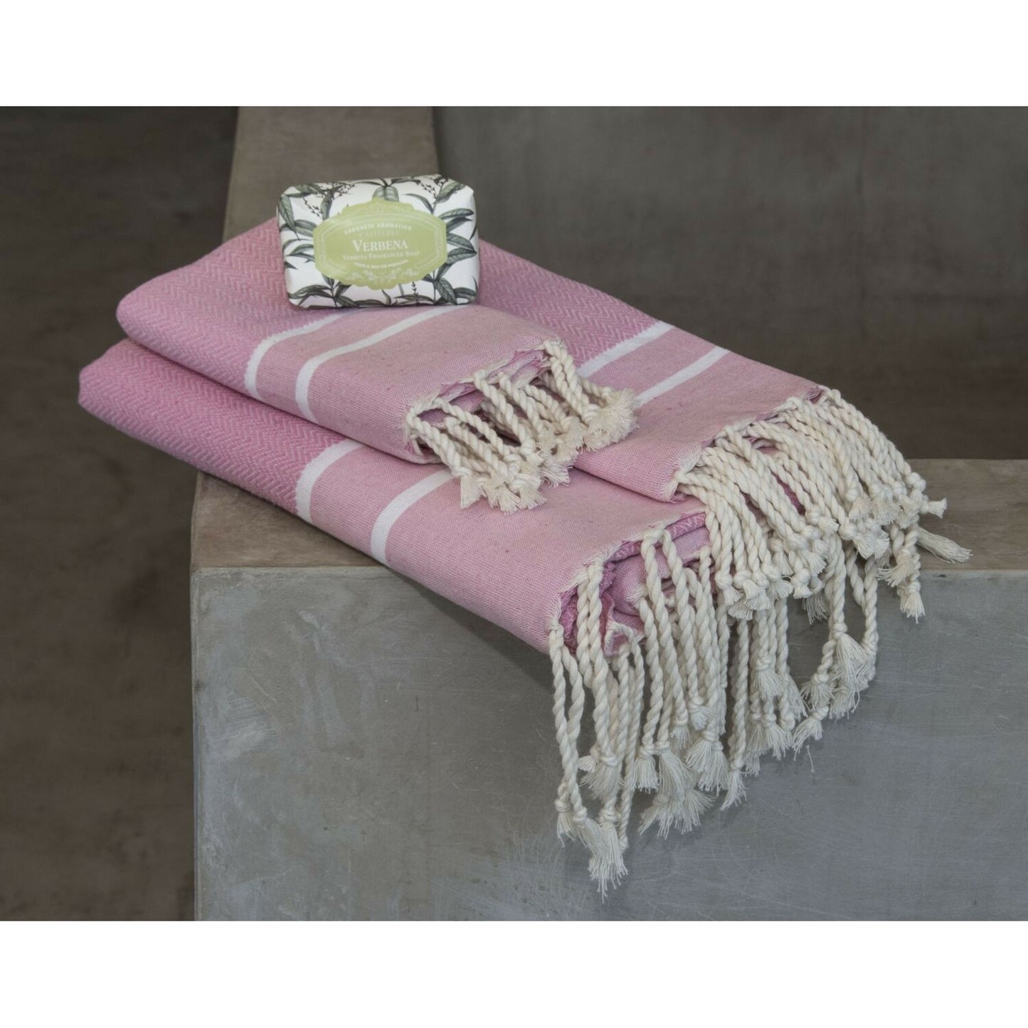 Foutas de bain (1+2) coton 100x200+2(50x80) STOCKHOLM