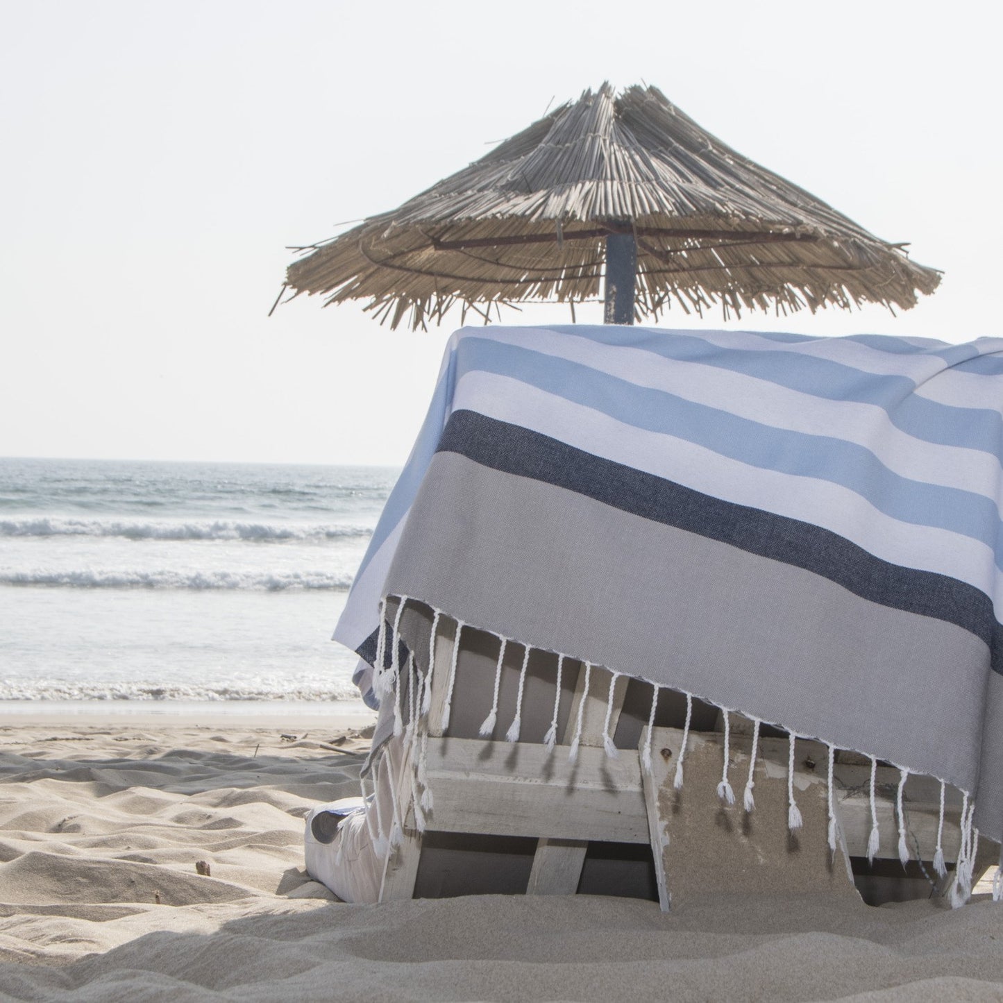 Fouta tricolore coton 100x200 ARCACHON