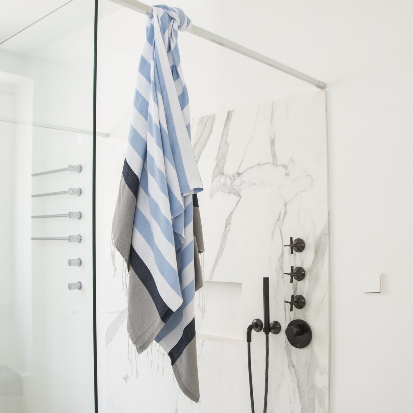 Fouta tricolore coton 100x200 ARCACHON