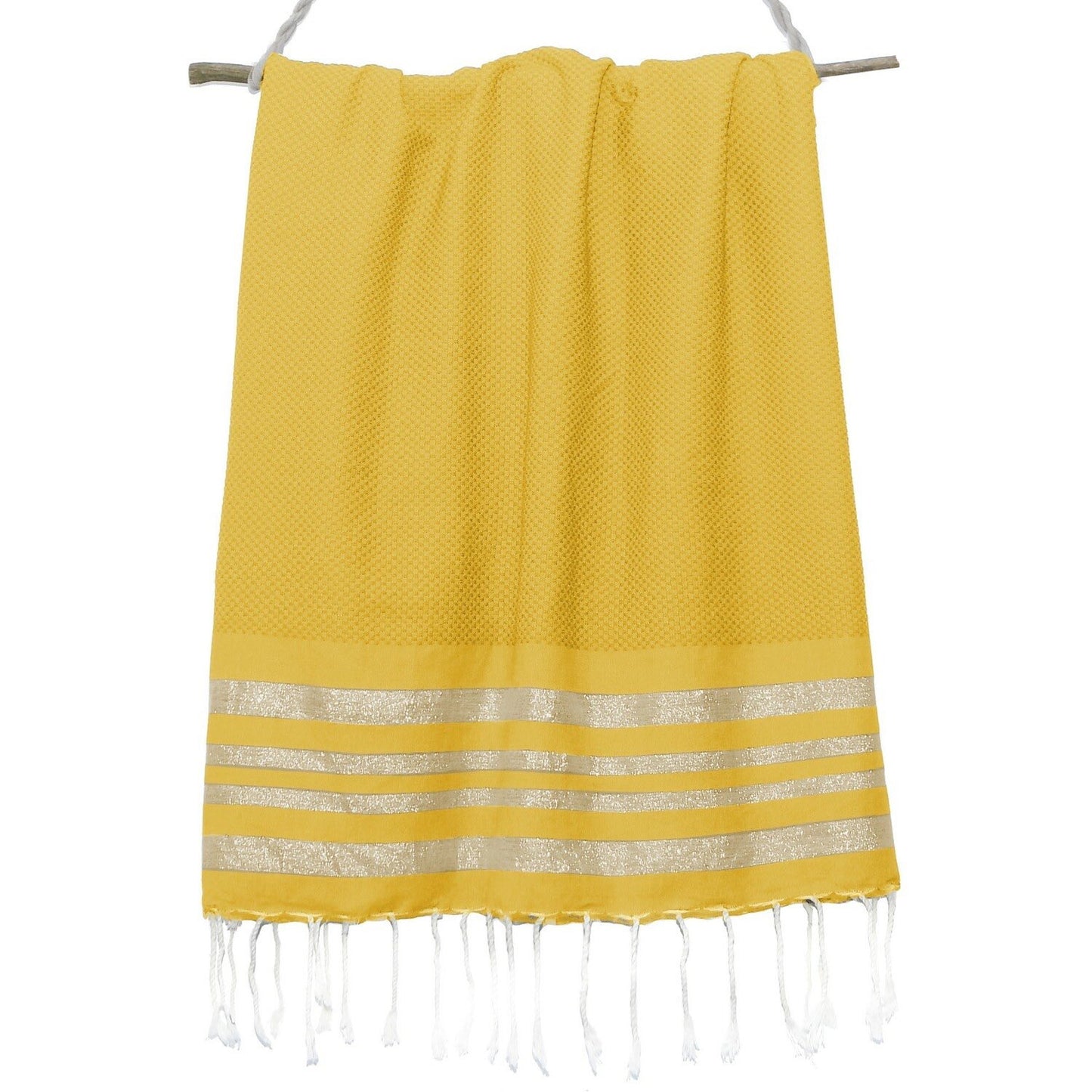 Fouta nid d'abeille coton 100x200 HAMPTONS