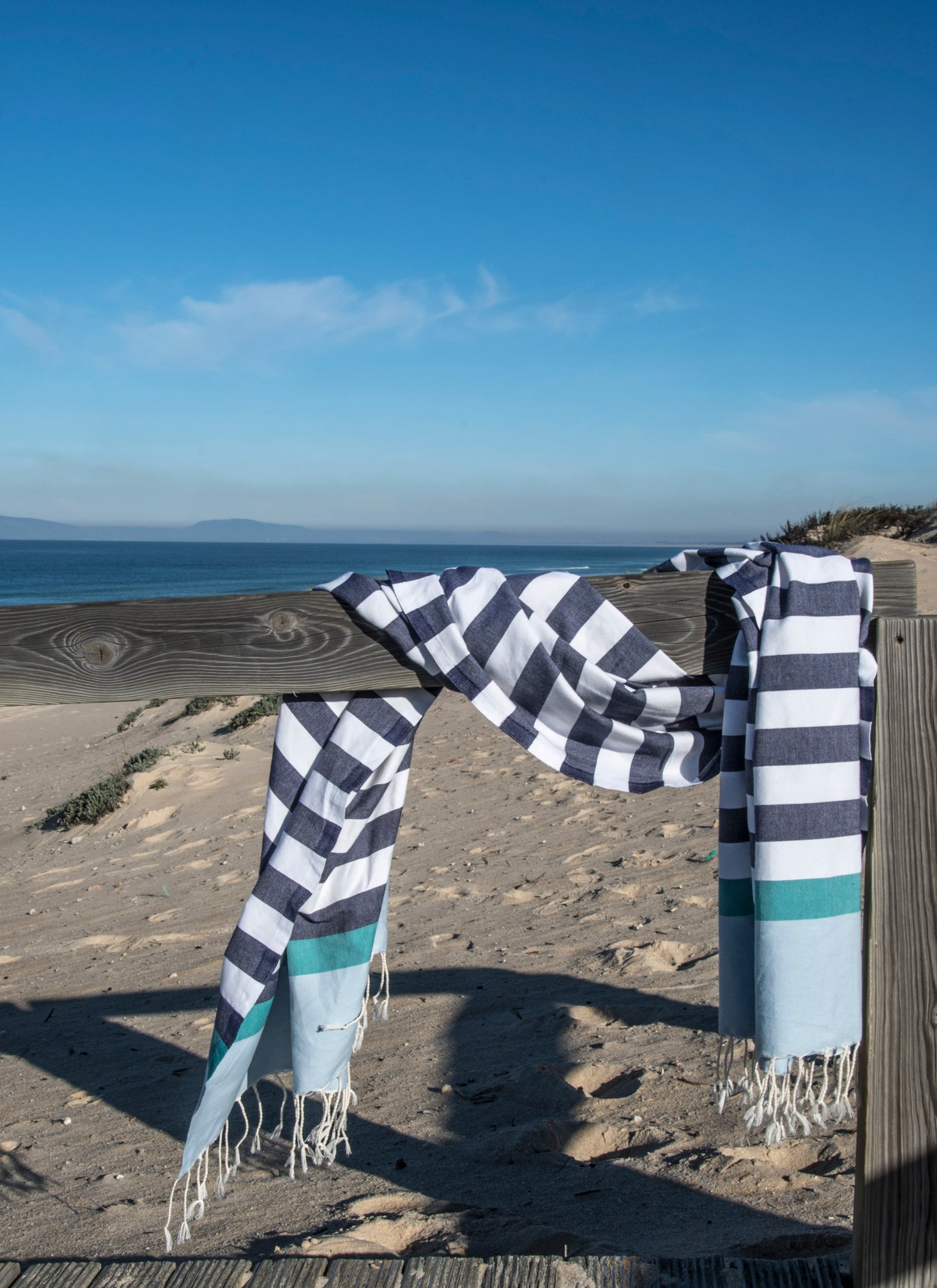 Fouta tricolore coton 100x200 ARCACHON