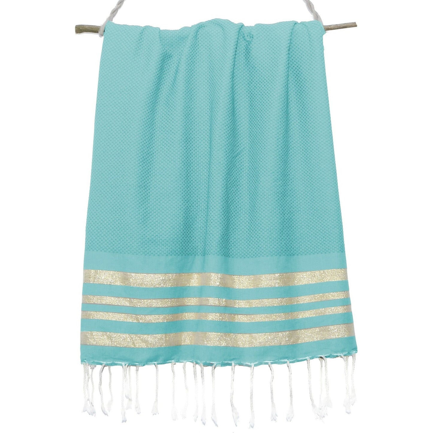 Fouta nid d'abeille coton 100x200 HAMPTONS