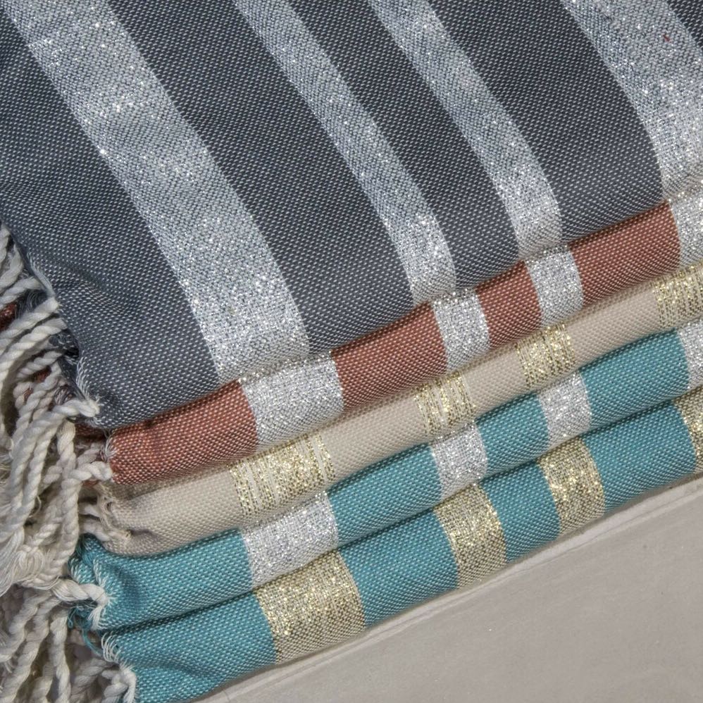 Fouta nid d'abeille coton 100x200 HAMPTONS