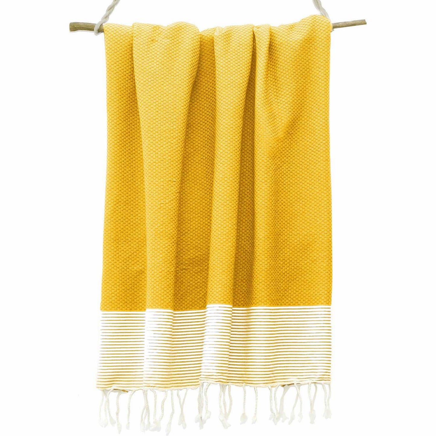 Fouta nid d'abeille coton 100x200 IBIZA