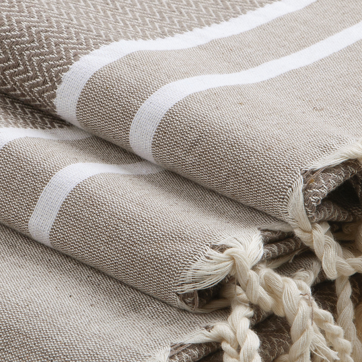 Foutas de bain (1+2) coton 100x200+2(50x80) STOCKHOLM