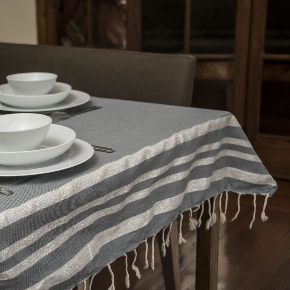 Tablecloth in cotton HAMPTONS 170x170