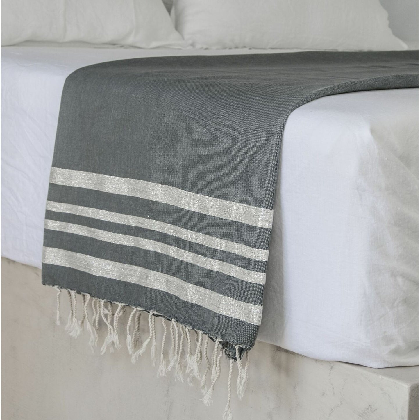 Tablecloth in cotton HAMPTONS 170x170