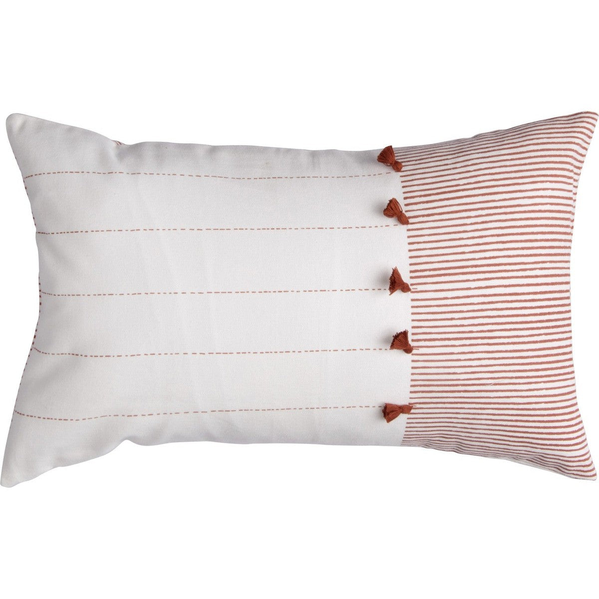 Housse de coussin coton PINSTRIPE 50x30 - febronie.com