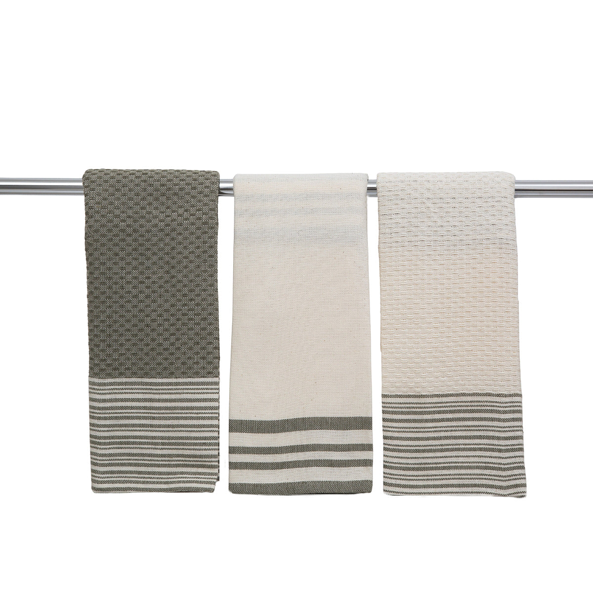 Set di 3 strofinacci di cotone 45x70 MAHDIA