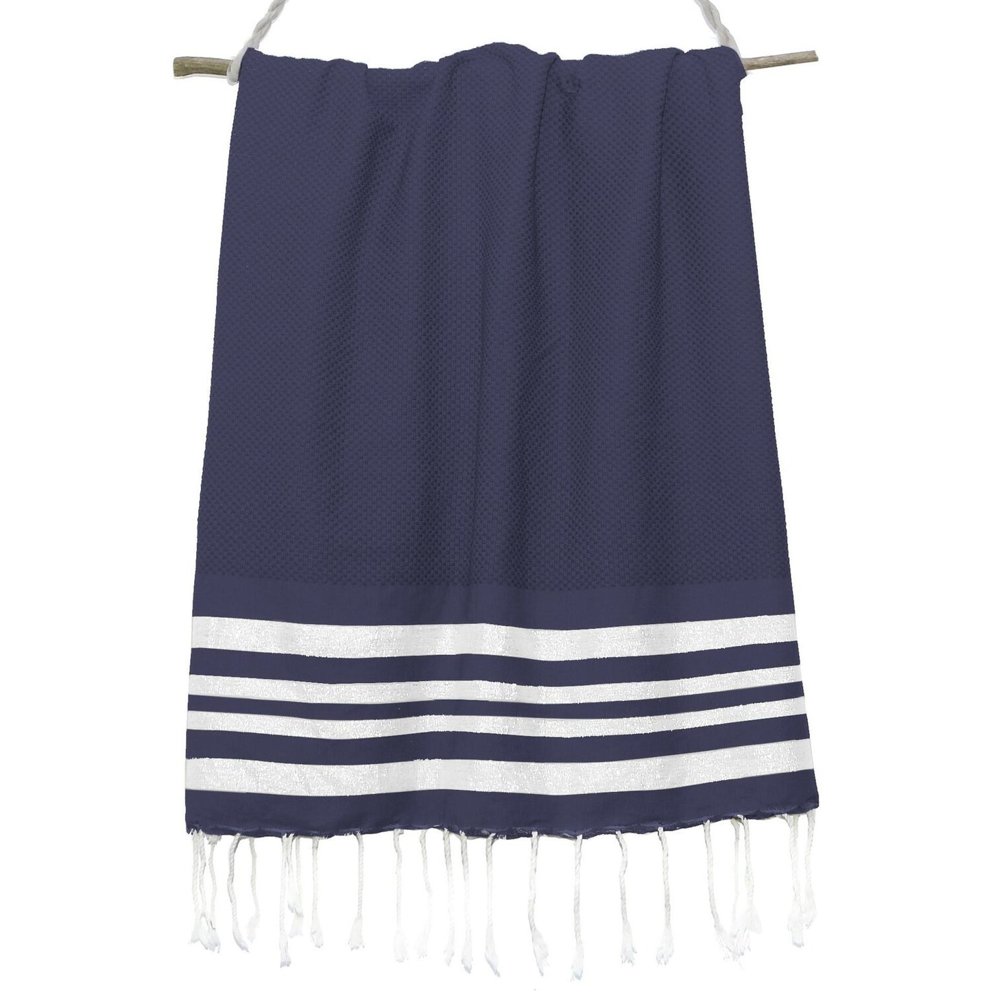 Fouta nid d'abeille coton 100x200 HAMPTONS