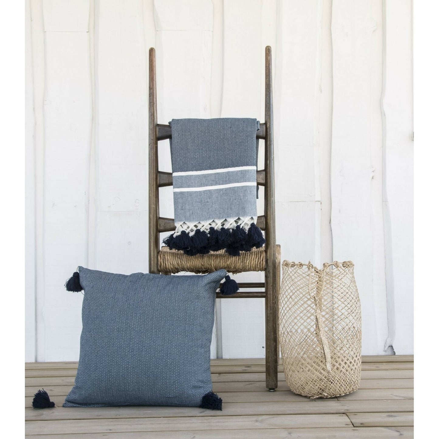 Housse de coussin coton 50x50 STOCKHOLM