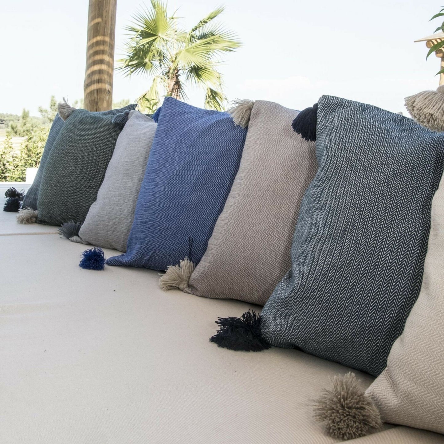 Housse de coussin coton 50x50 STOCKHOLM