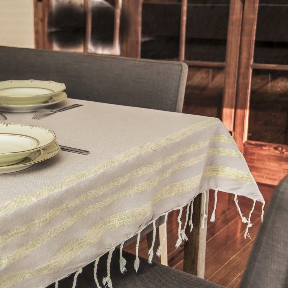 Tablecloth in cotton HAMPTONS 170x170