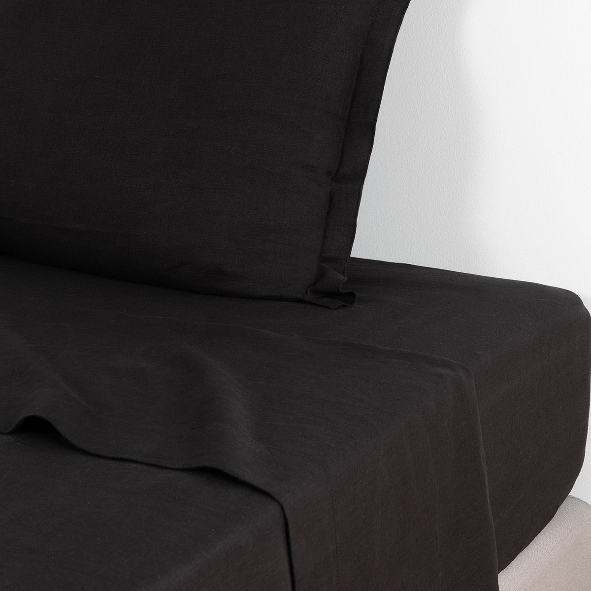 Drap plat lin lavé HORTENSE 240x300 - febronie.com